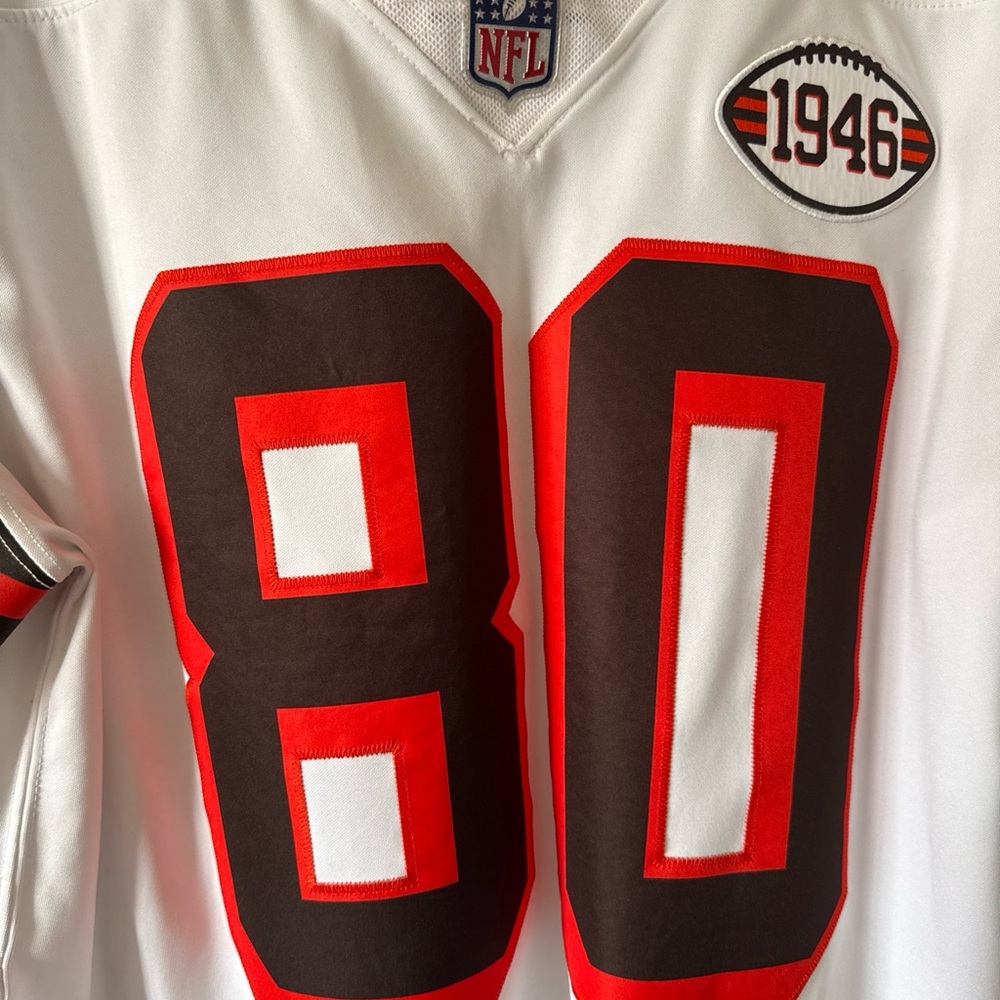 Men’s Nike Jarvis Landry #80 Cleveland Browns 1946 Vapor Lmtd Jersey Sz M - RARE - Picture 2 of 7